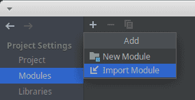 Import an existing module